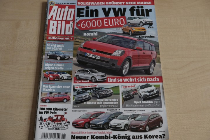 Deckblatt Auto Bild (41/2012)